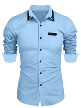Men's Casual Fashion Business Trends Long-sleeved Shirt